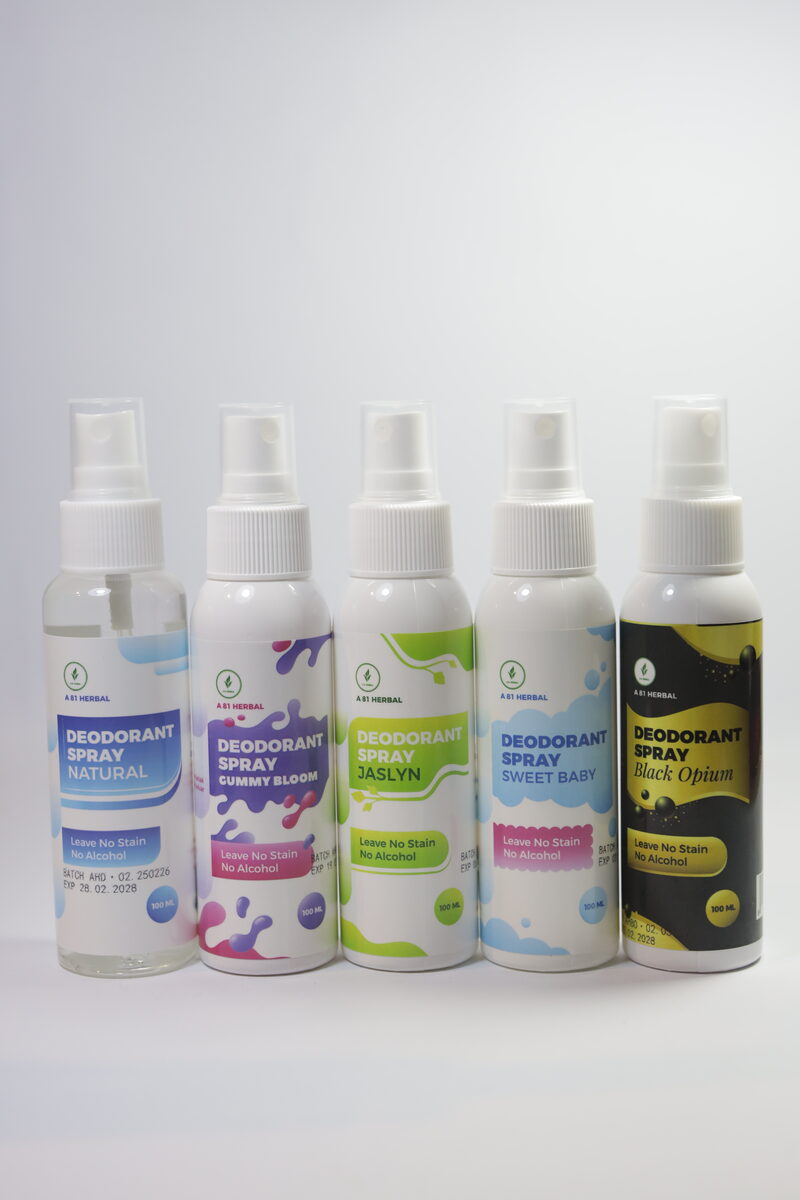 Koleksi Deodorant Spray 5 varian